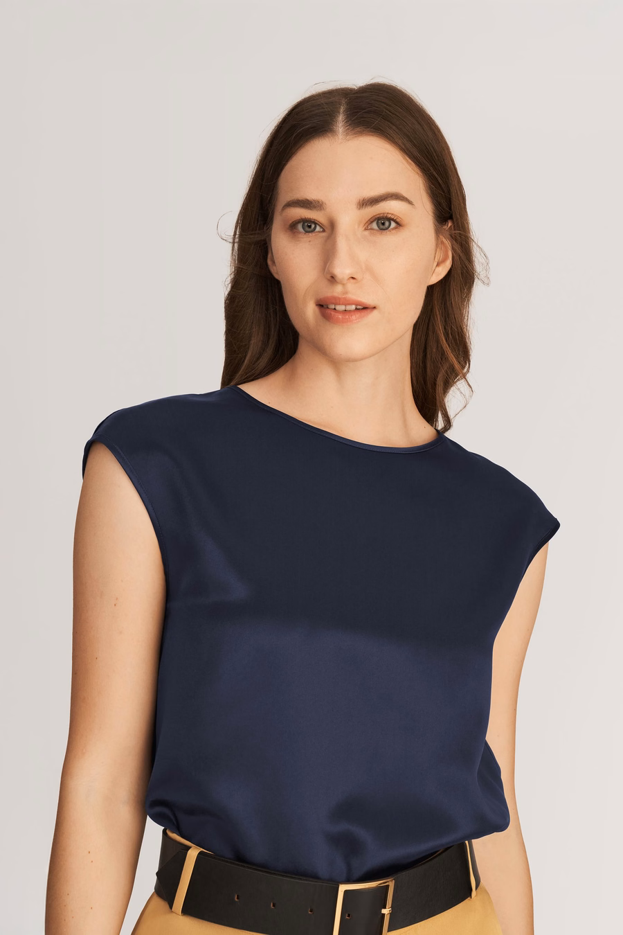 Basis Cap Mouwen Zijde T-shirt