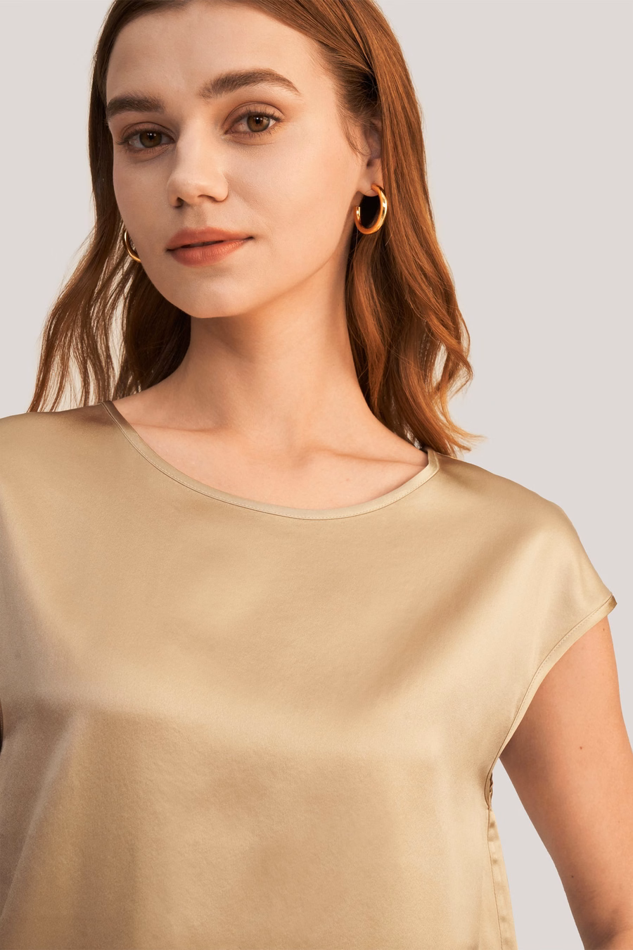 Basis Cap Mouwen Zijde T-shirt