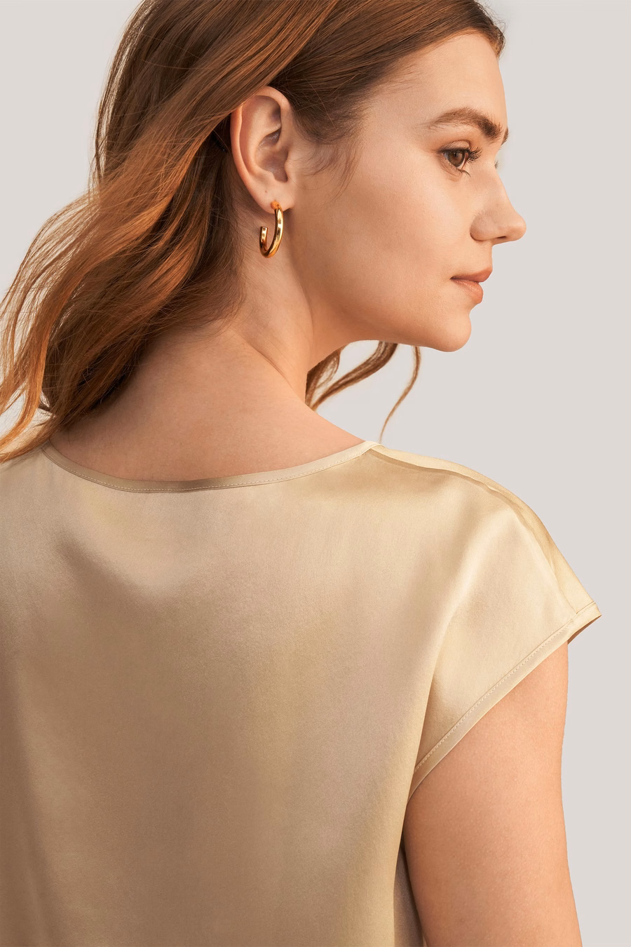 Basis Cap Mouwen Zijde T-shirt