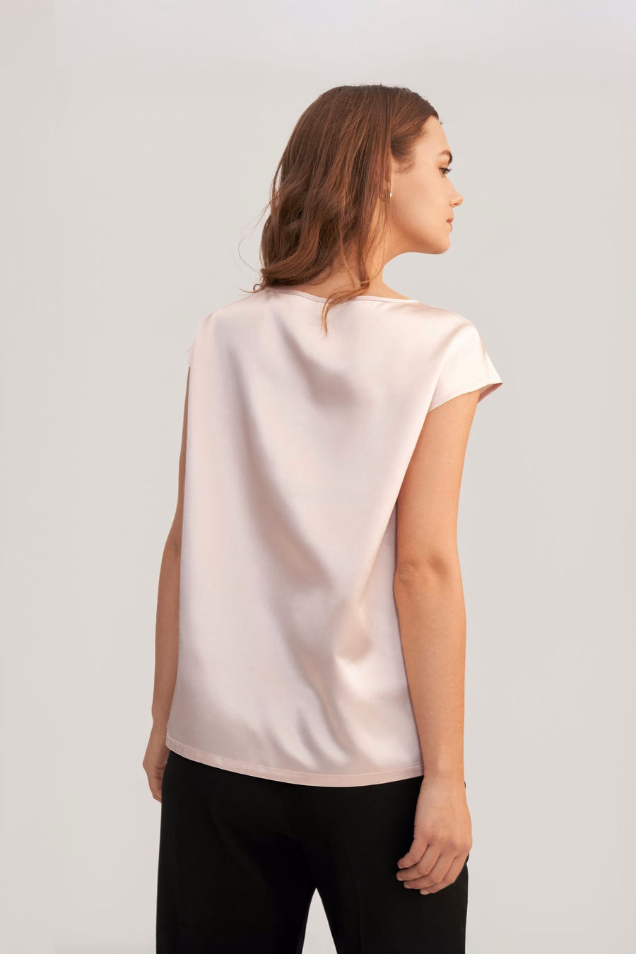 Basis Cap Mouwen Zijde T-shirt
