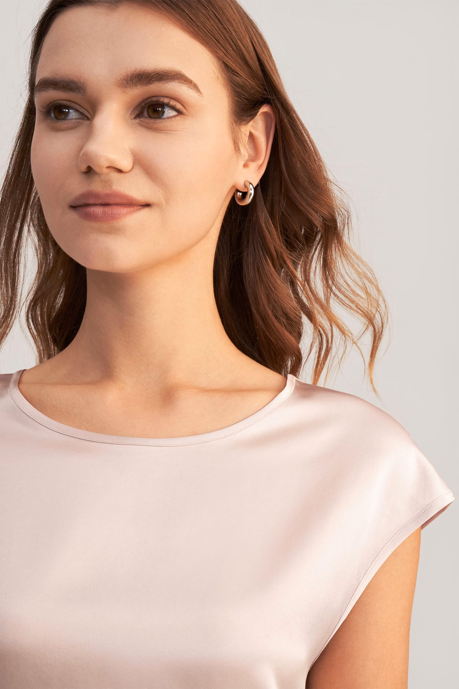 Basis Cap Mouwen Zijde T-shirt