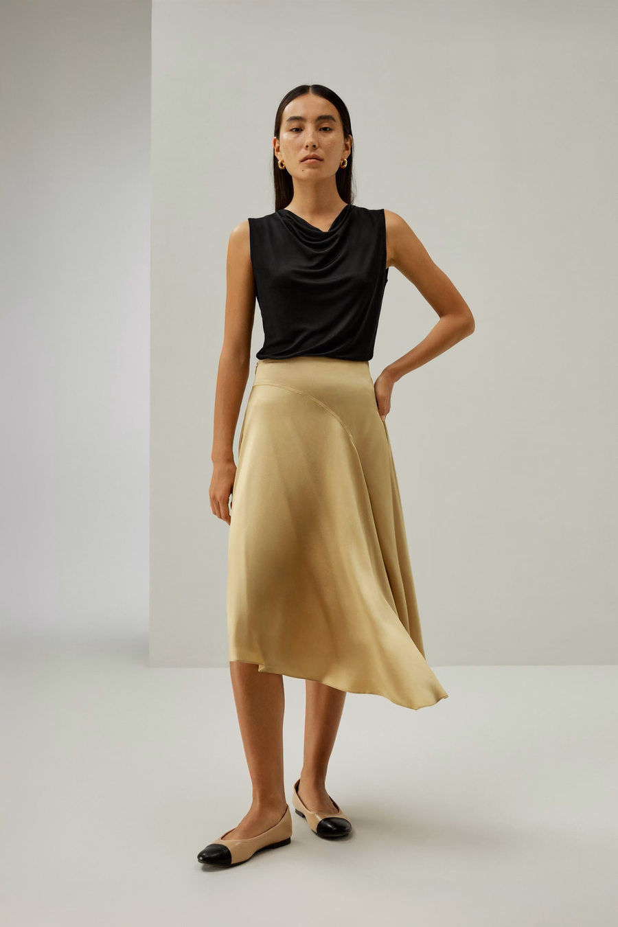 Asymmetrische Zoom Zijde Halve Rok