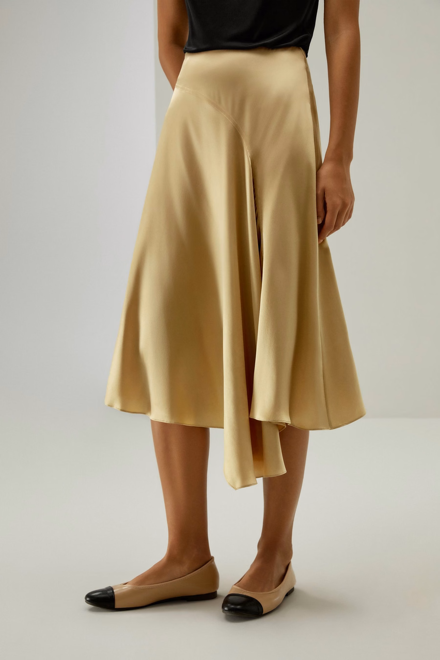 Asymmetrische Zoom Zijde Halve Rok
