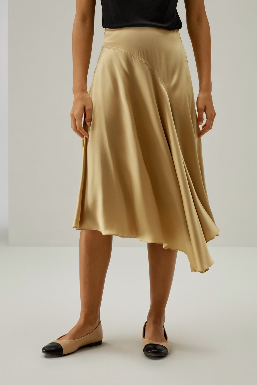 Asymmetrische Zoom Zijde Halve Rok