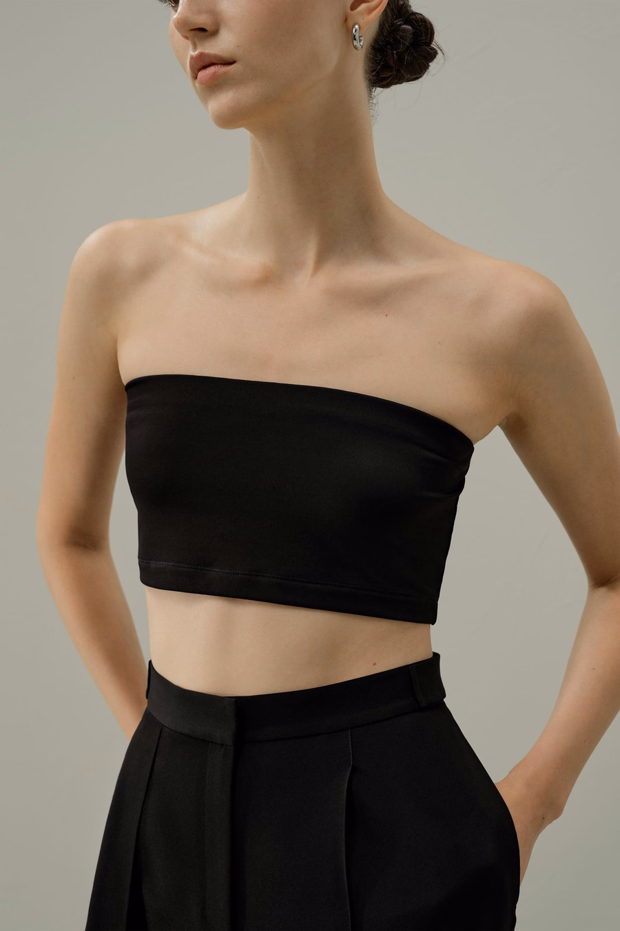 Zijde Breeze Jersey Bandeau Top