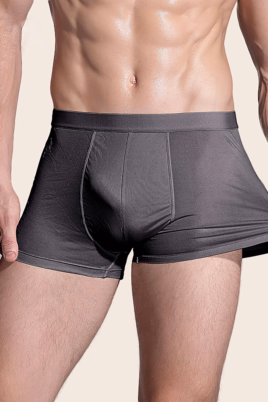 Heren Ultra Zacht Comfortabele Zijde Boxershort