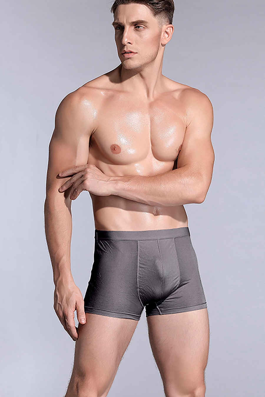 Heren Ultra Zacht Comfortabele Zijde Boxershort