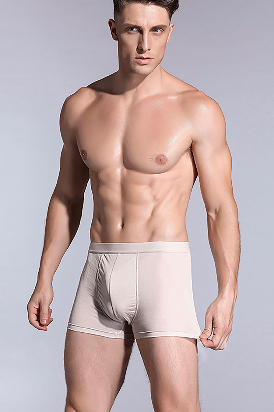 Heren Ultra Zacht Comfortabele Zijde Boxershort