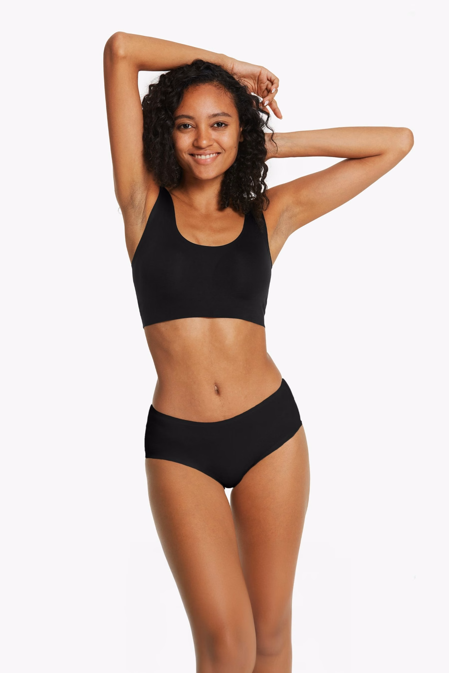 2PCS One-Size-Fits-Most Klassieke Draadloze Zijde Beha