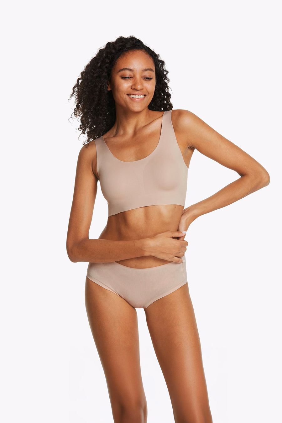 One-Size-Fits-Most Classic Wireless Silk Bra Voor Vrouwen