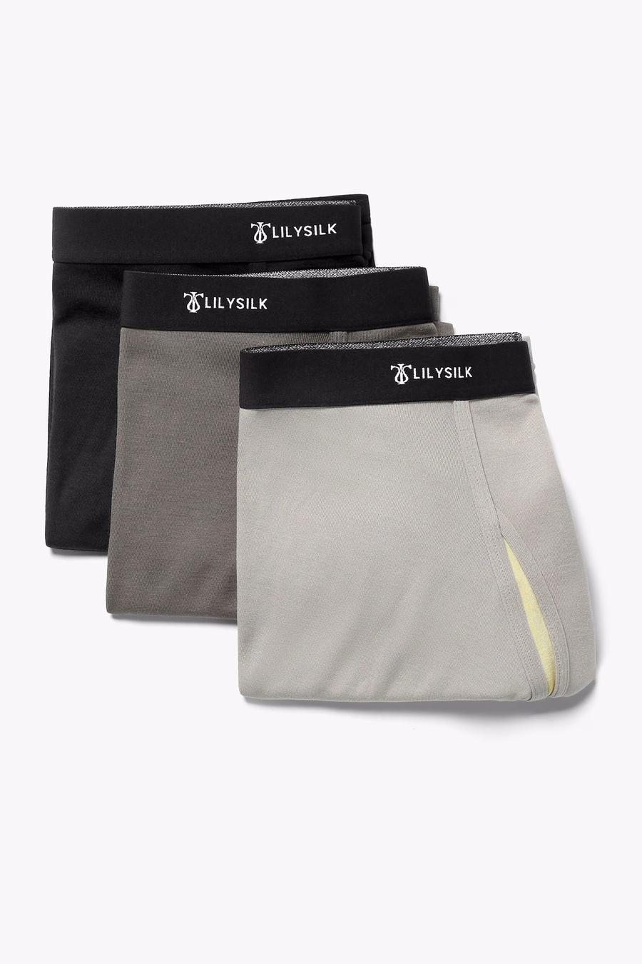 Heren Zachte Zijde Gebreide Boxershort