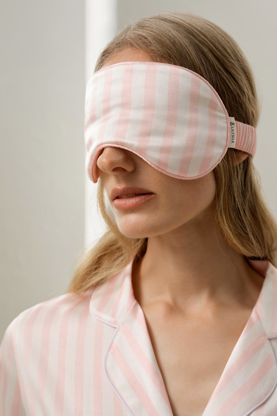 Valentijns Roze Streep Comfort Korte Set