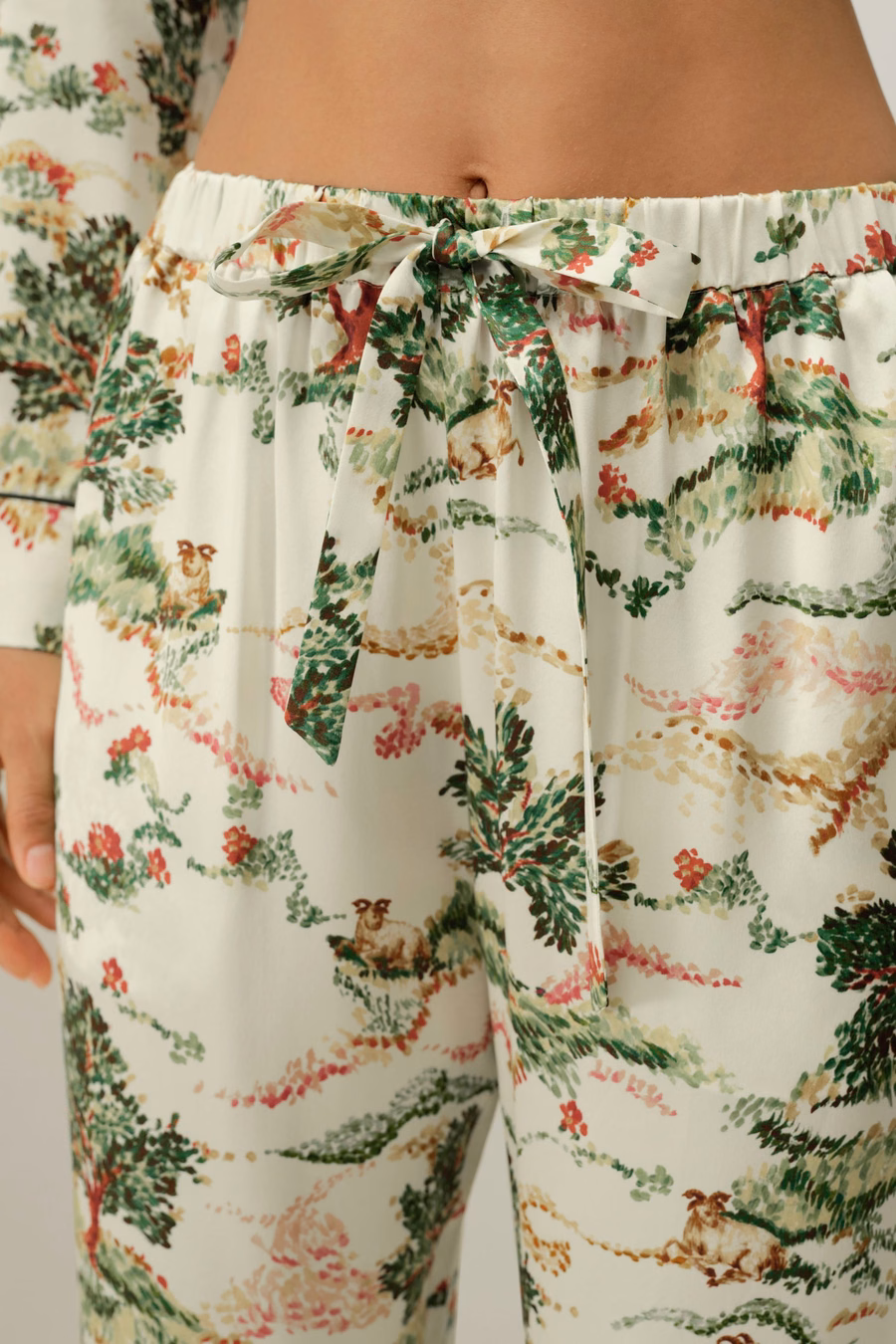 Aries Zodiac Classic Silk Pyjama Set