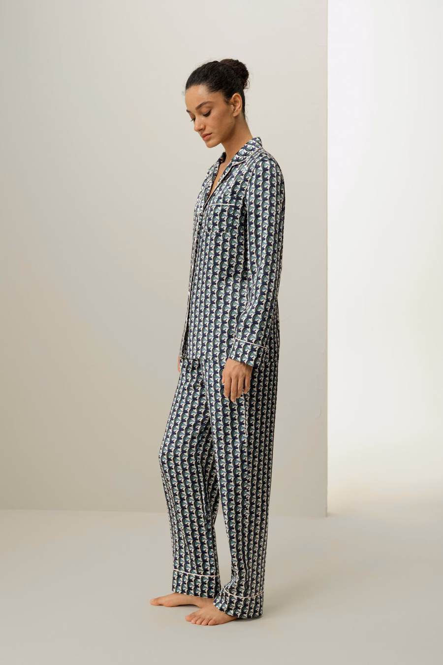 Taurus Zodiac Classic Silk Pajama Set