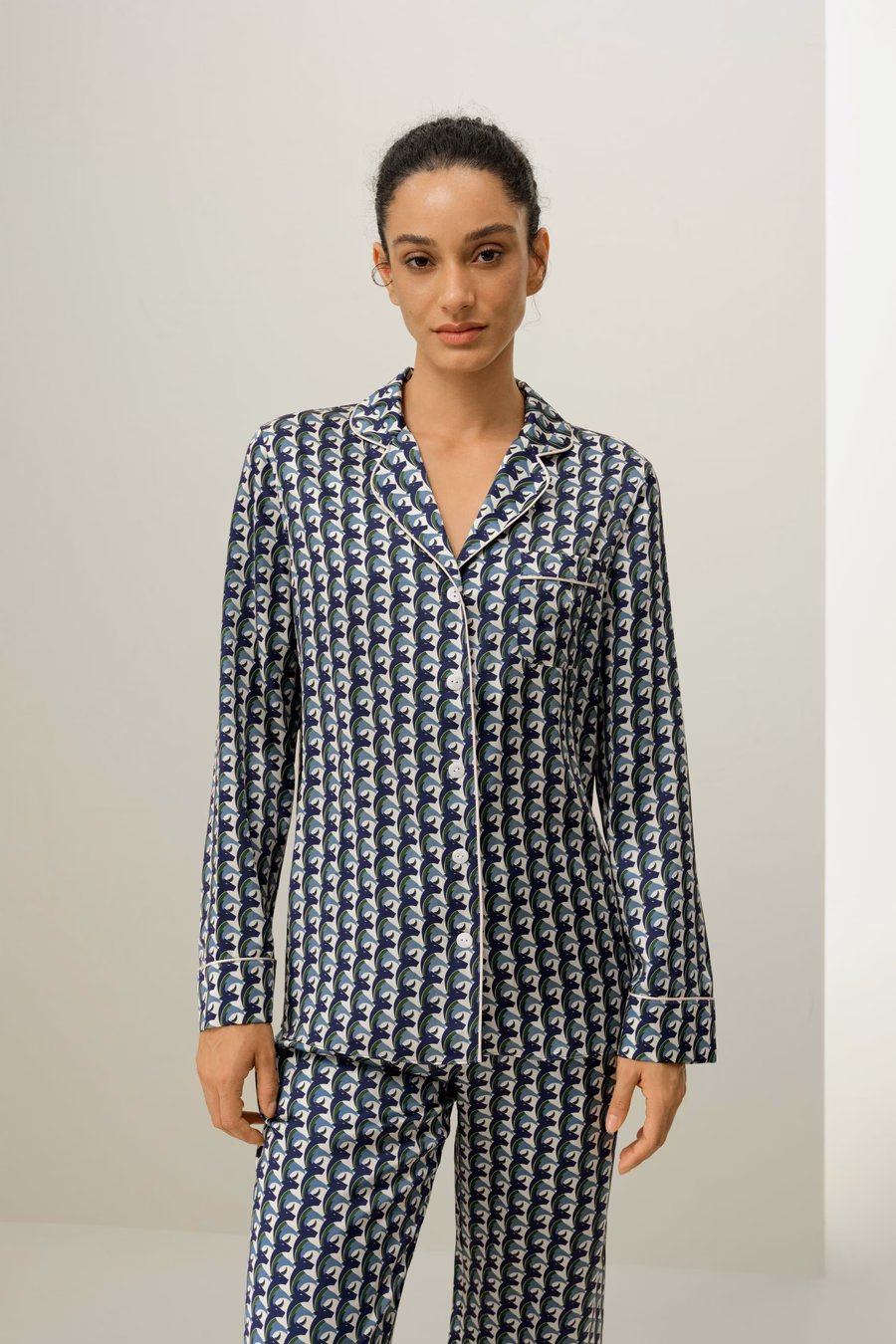 Taurus Zodiac Classic Silk Pajama Set