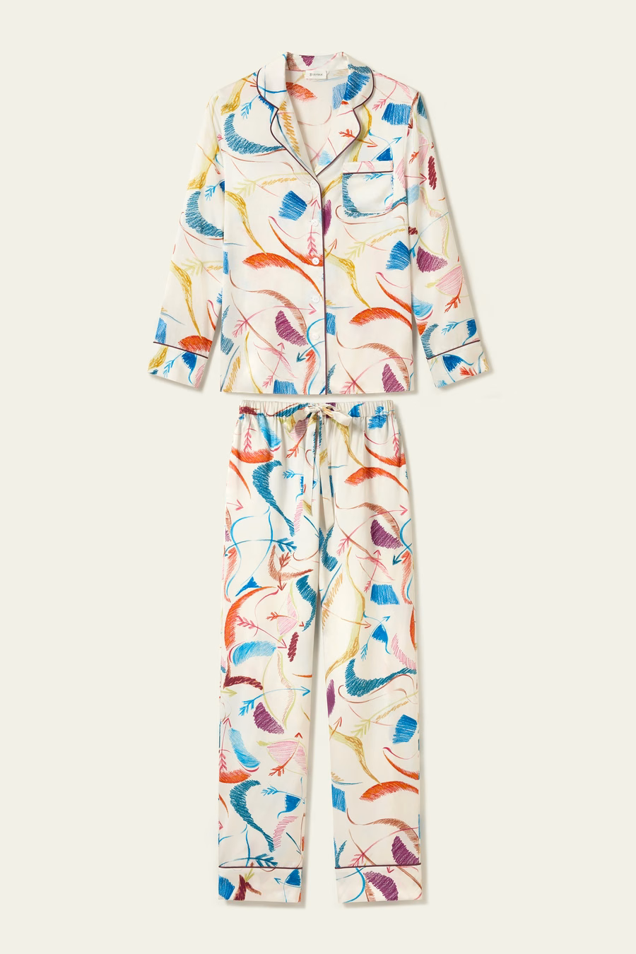 Schorpioen Zodiac Zijde Pyjama Set