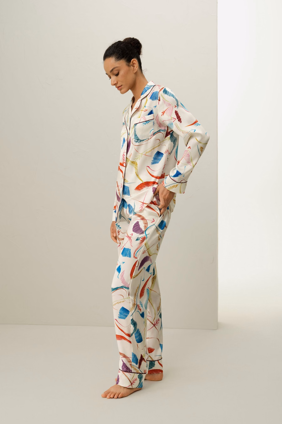 Schorpioen Zodiac Zijde Pyjama Set