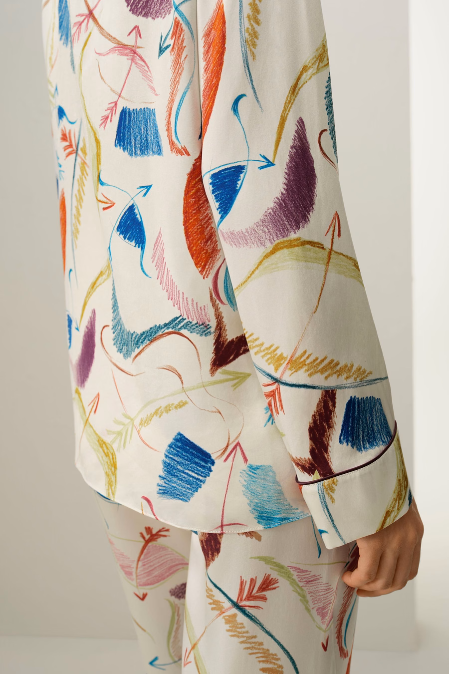 Schorpioen Zodiac Zijde Pyjama Set