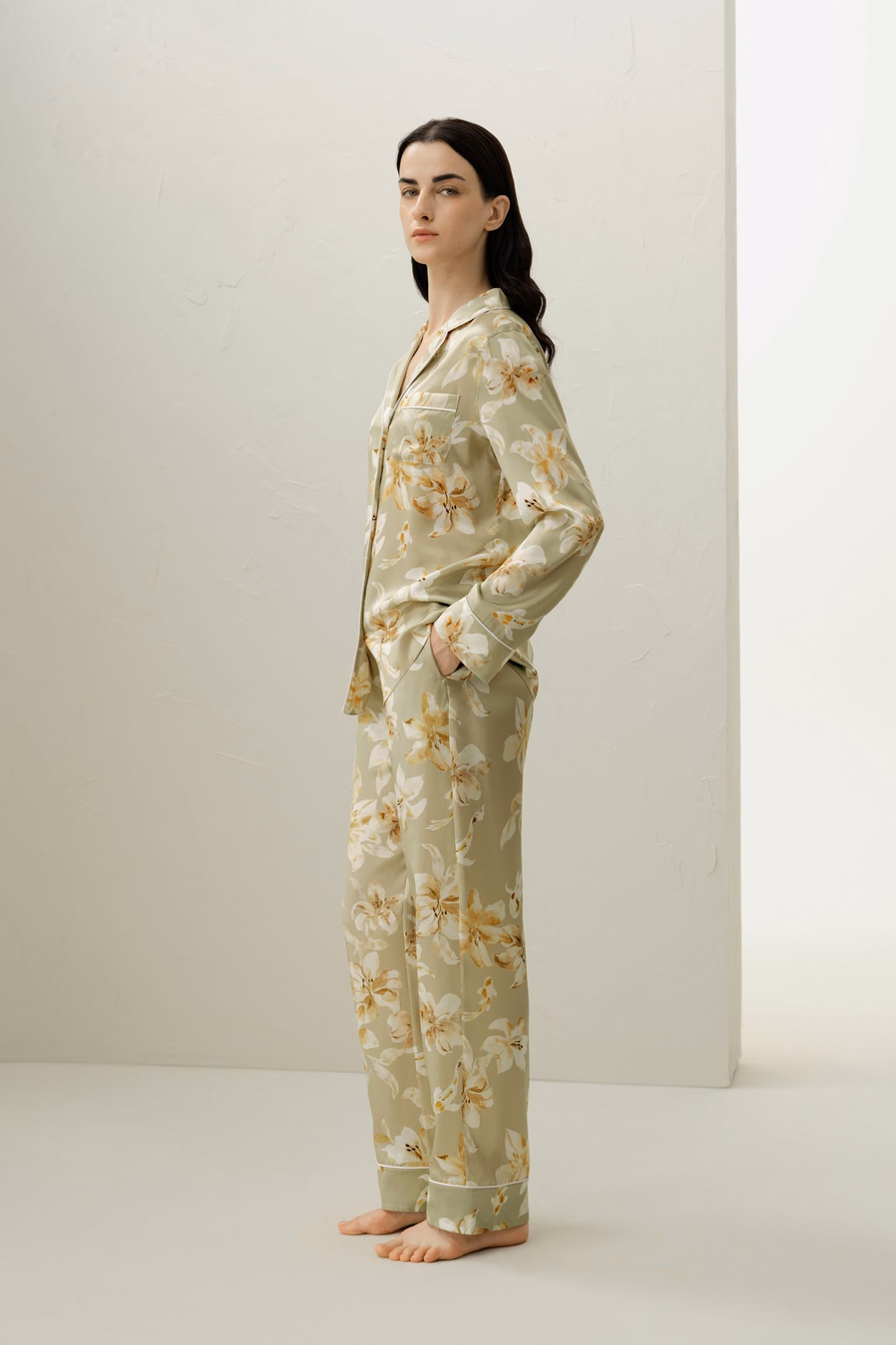 Pisces Zodiac Classic Zijden Pyjama Set