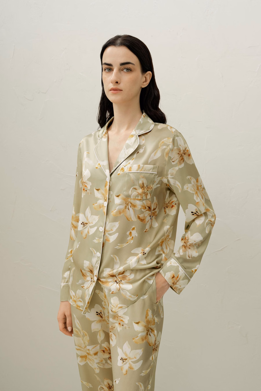 Pisces Zodiac Classic Zijden Pyjama Set