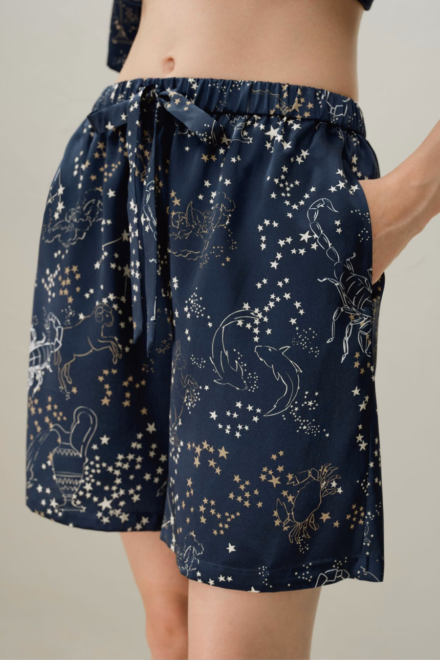 Scorpio Zodiac Korte Mouwen Pyjama Set