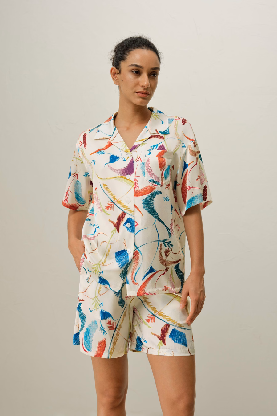 Sagittarius Zodiac Korte Zijde Pyjama Set