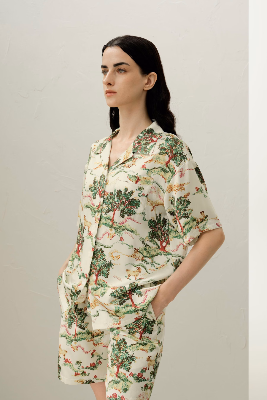 Ram Zodiac Zijde Pyjama Korte Set
