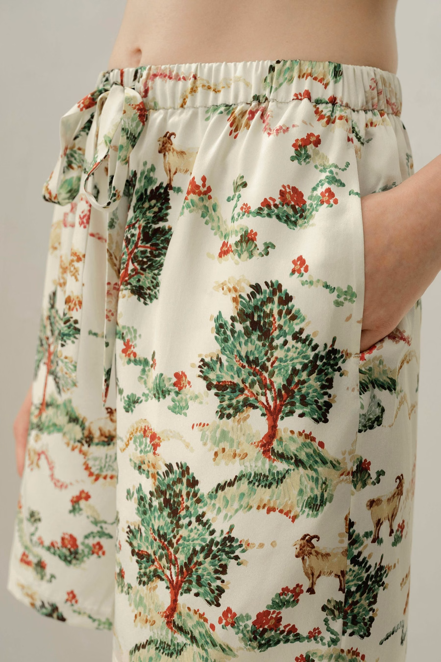 Ram Zodiac Zijde Pyjama Korte Set