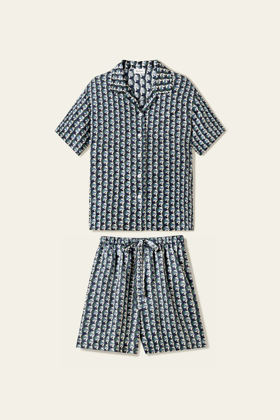 Taurus Zodiac Korte Zijden Pyjama Set