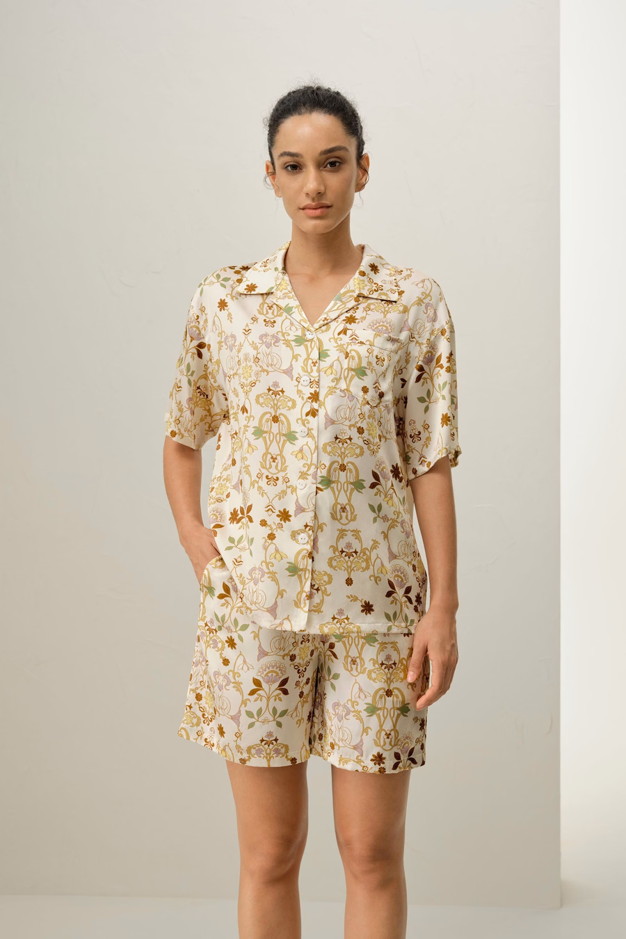 Capricorn Zodiac Korte Zijde Pyjama Set
