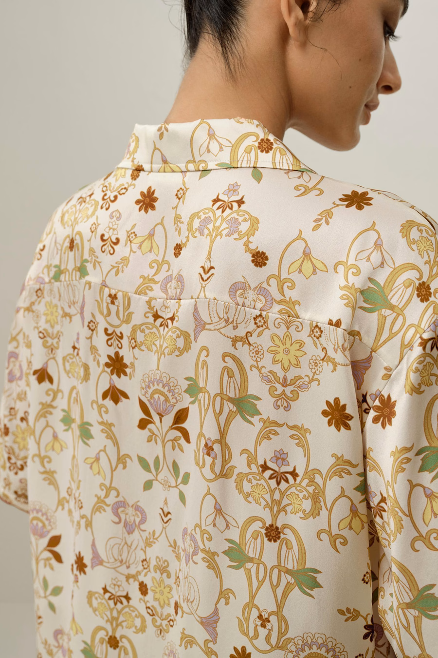 Capricorn Zodiac Korte Zijde Pyjama Set