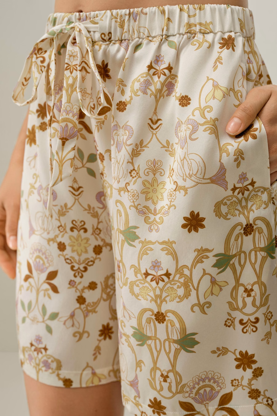 Capricorn Zodiac Korte Zijde Pyjama Set