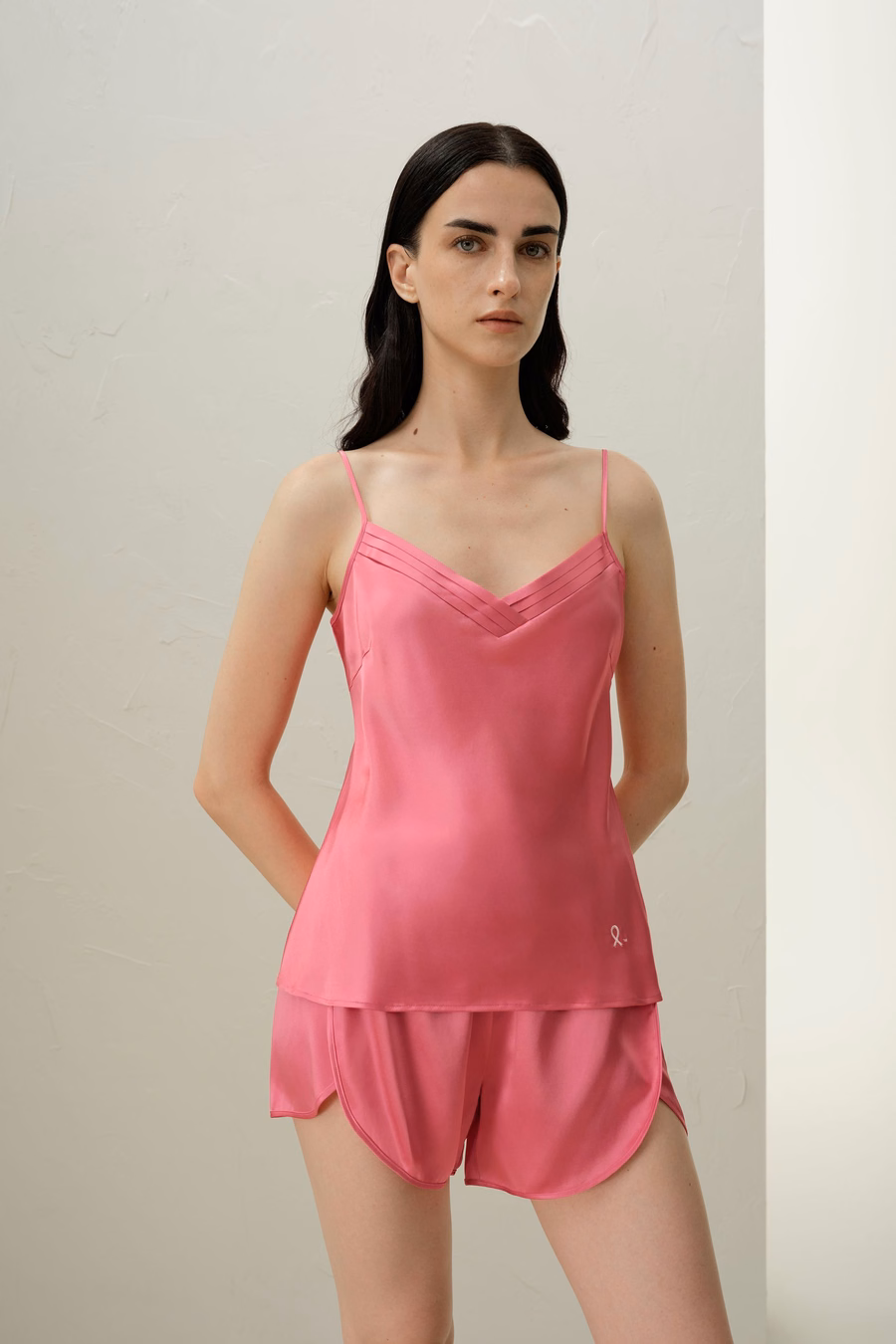Hope's Short Silk Camisole Set