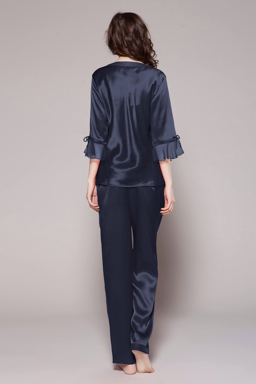 Lace Dames Zijde Pyjama Set