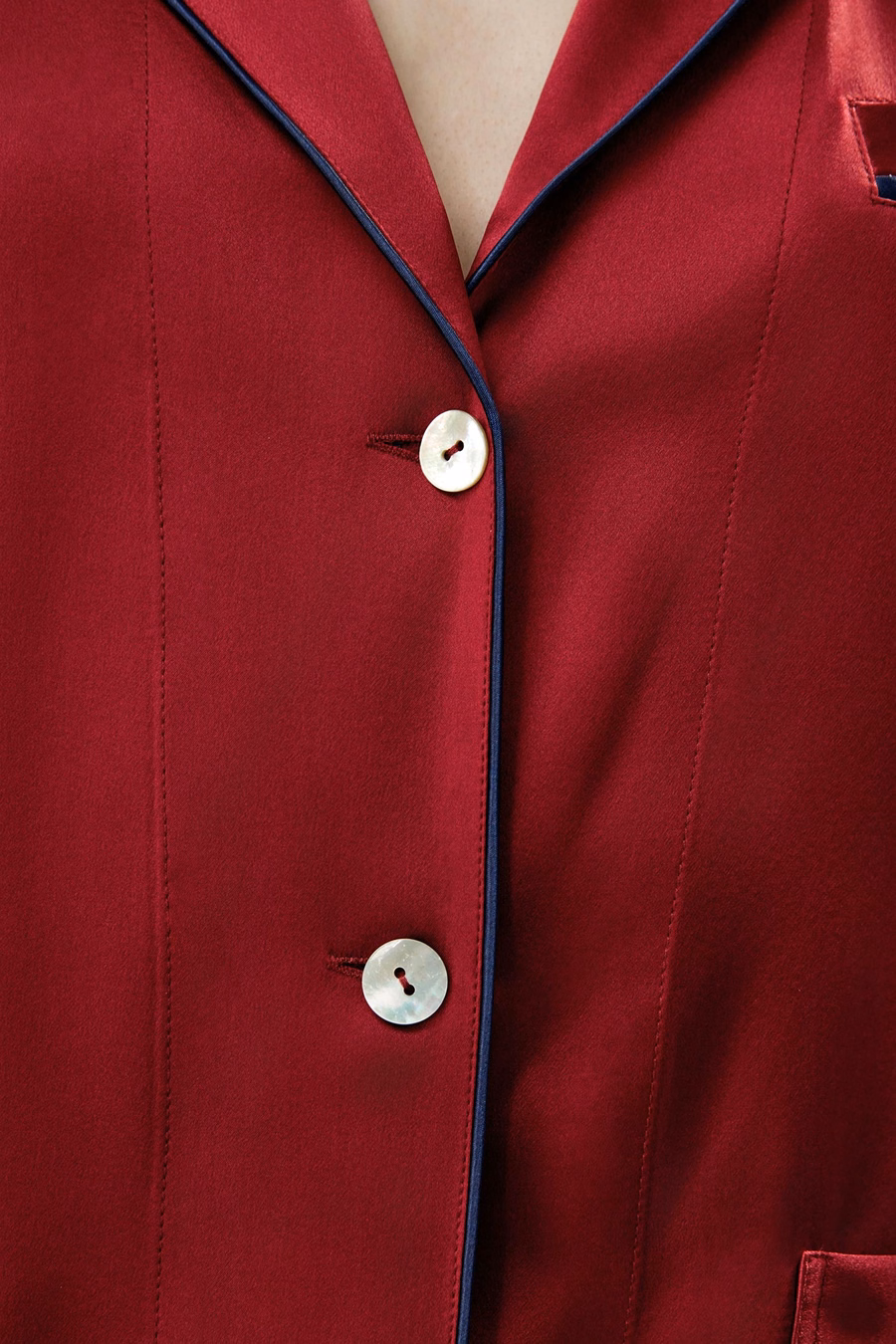 Vrouwen Zijde Pyjama Set