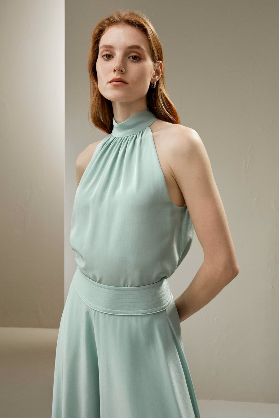 Yasmin Sleeveless Halter Top