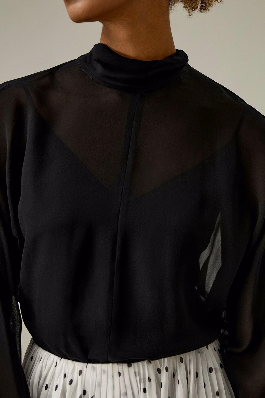Vlotte Batwing Mouw Blouse Set