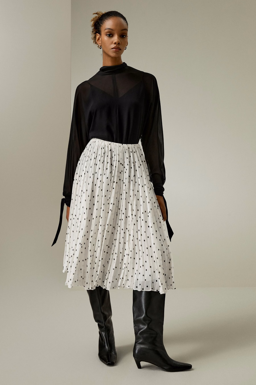 Vlotte Batwing Mouw Blouse Set