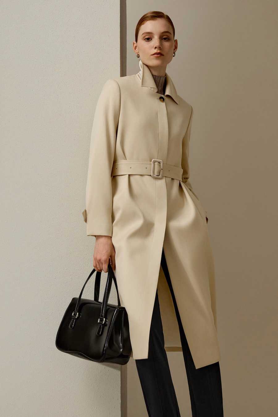 Waterafstotende klassieke trenchcoat