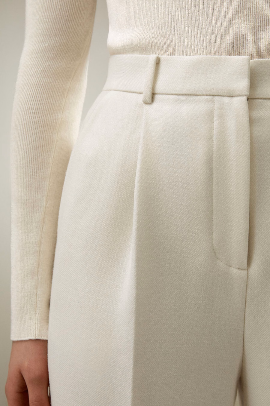Medium Rise Business Trousers