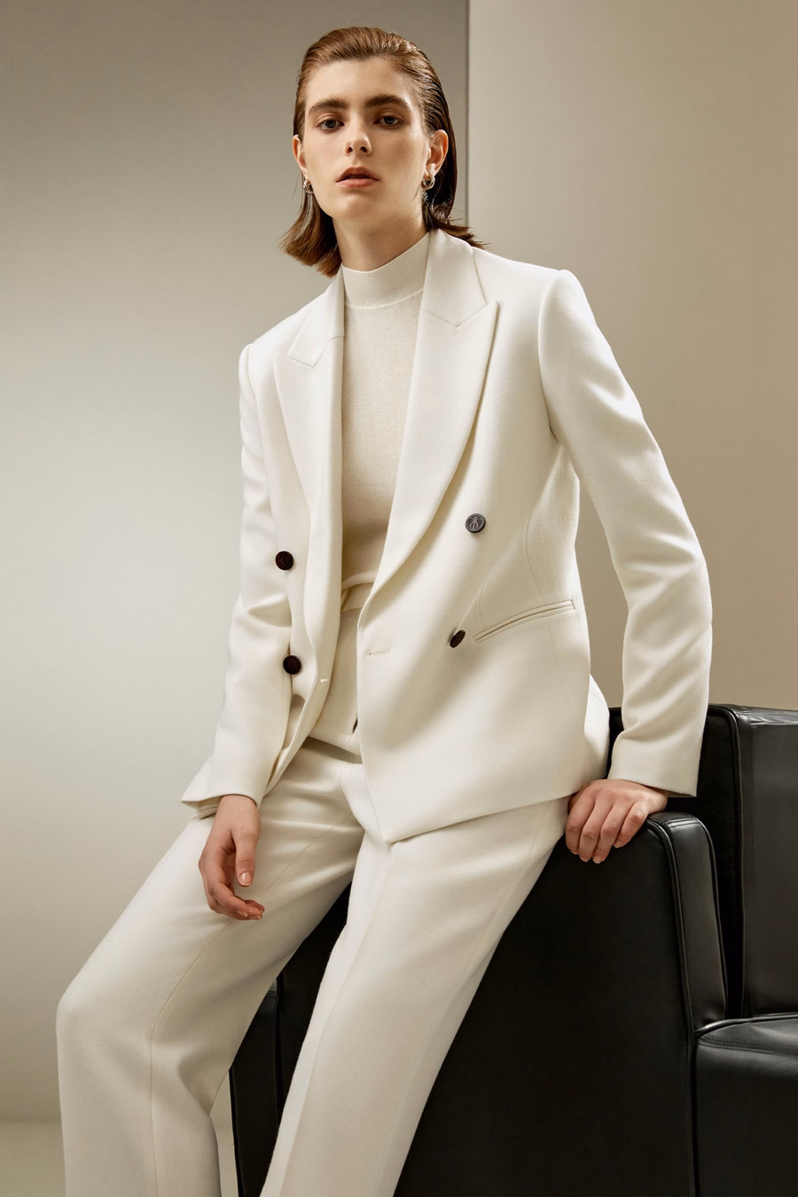 Dubbelzijdige Wol Blazer