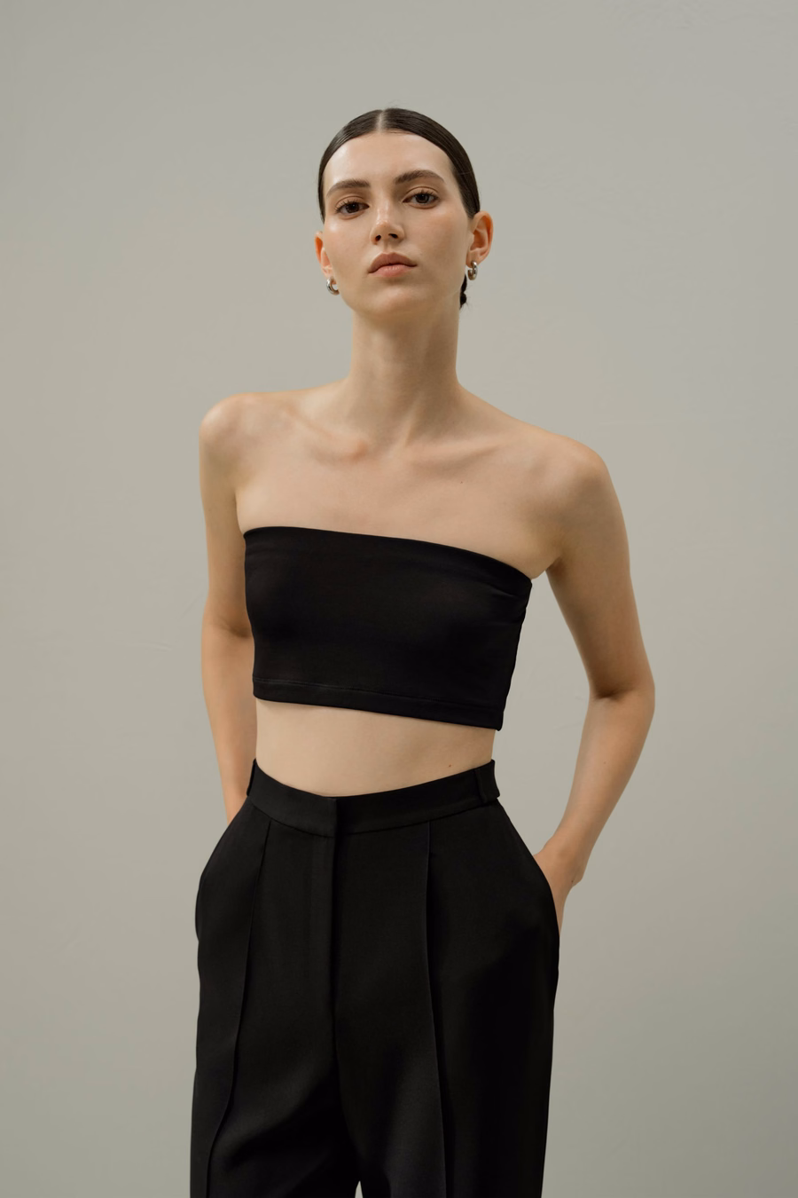 Zijde Breeze Jersey Bandeau Top