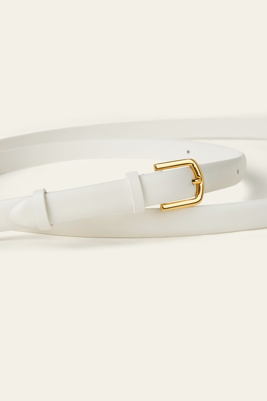 Slanke Dubbele Strap Leer Riem