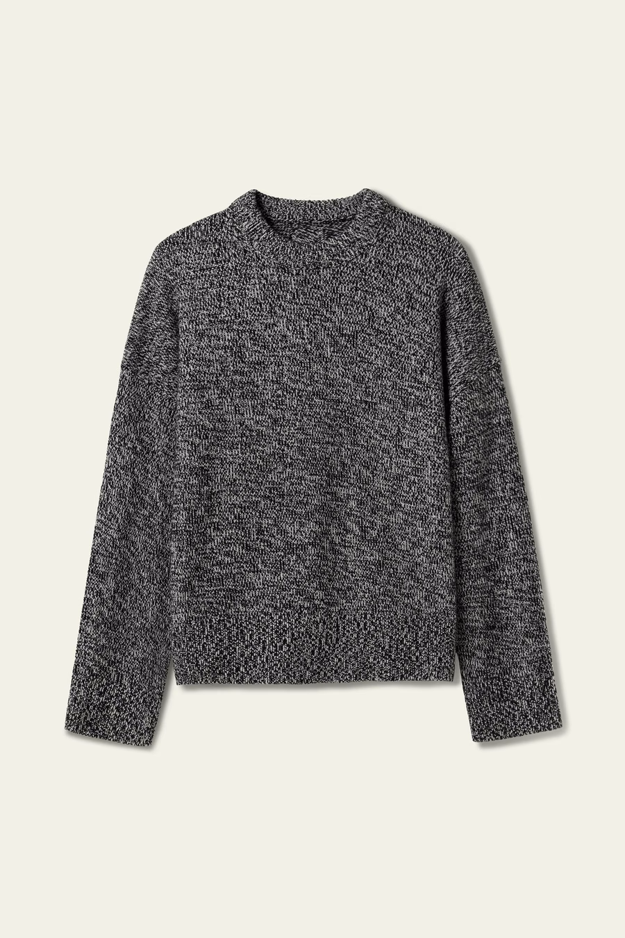 Oversized Crewneck Wool-Cashmere Sweater