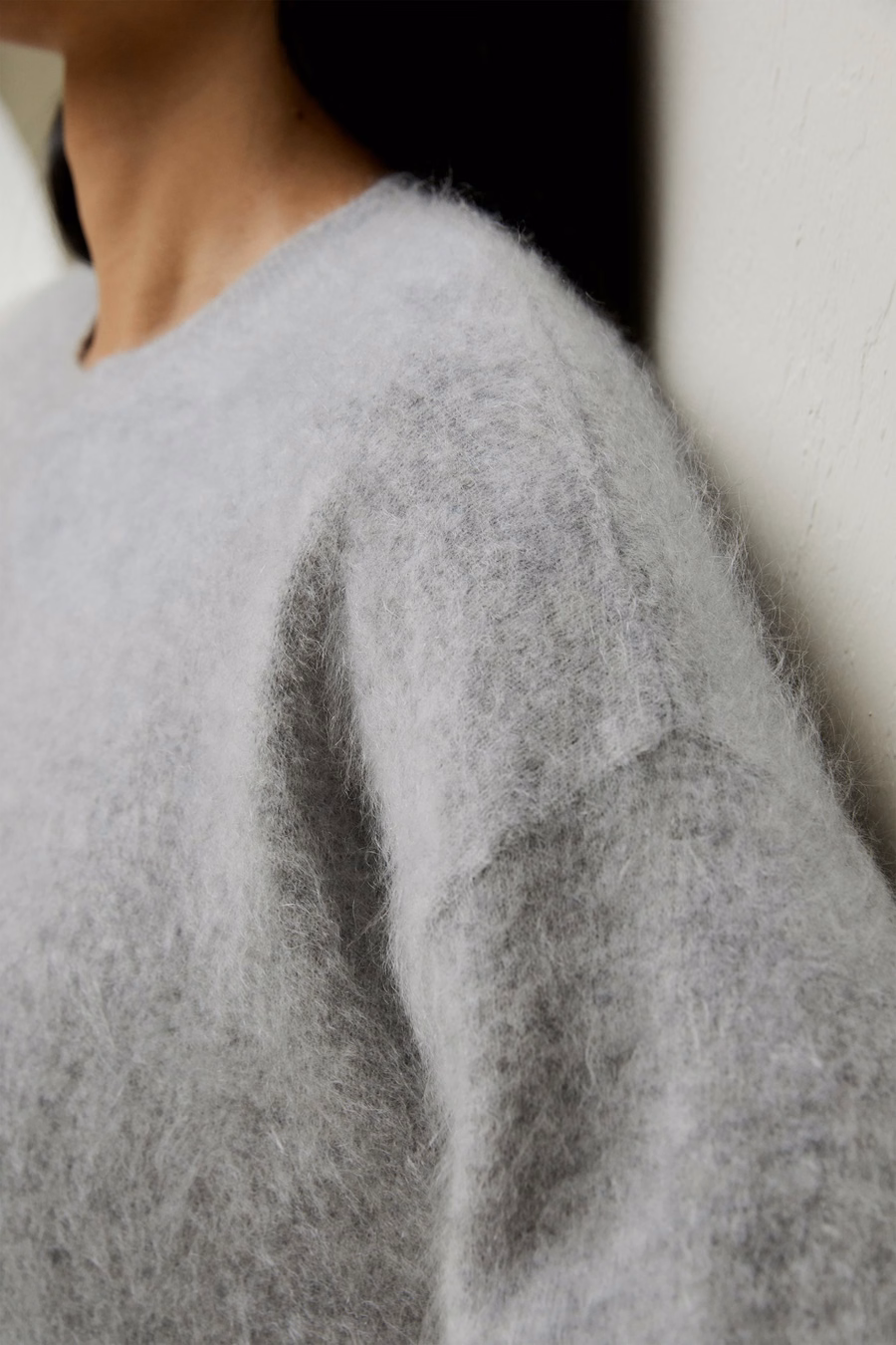 Geborsteld Kasjmier Pullover Trui