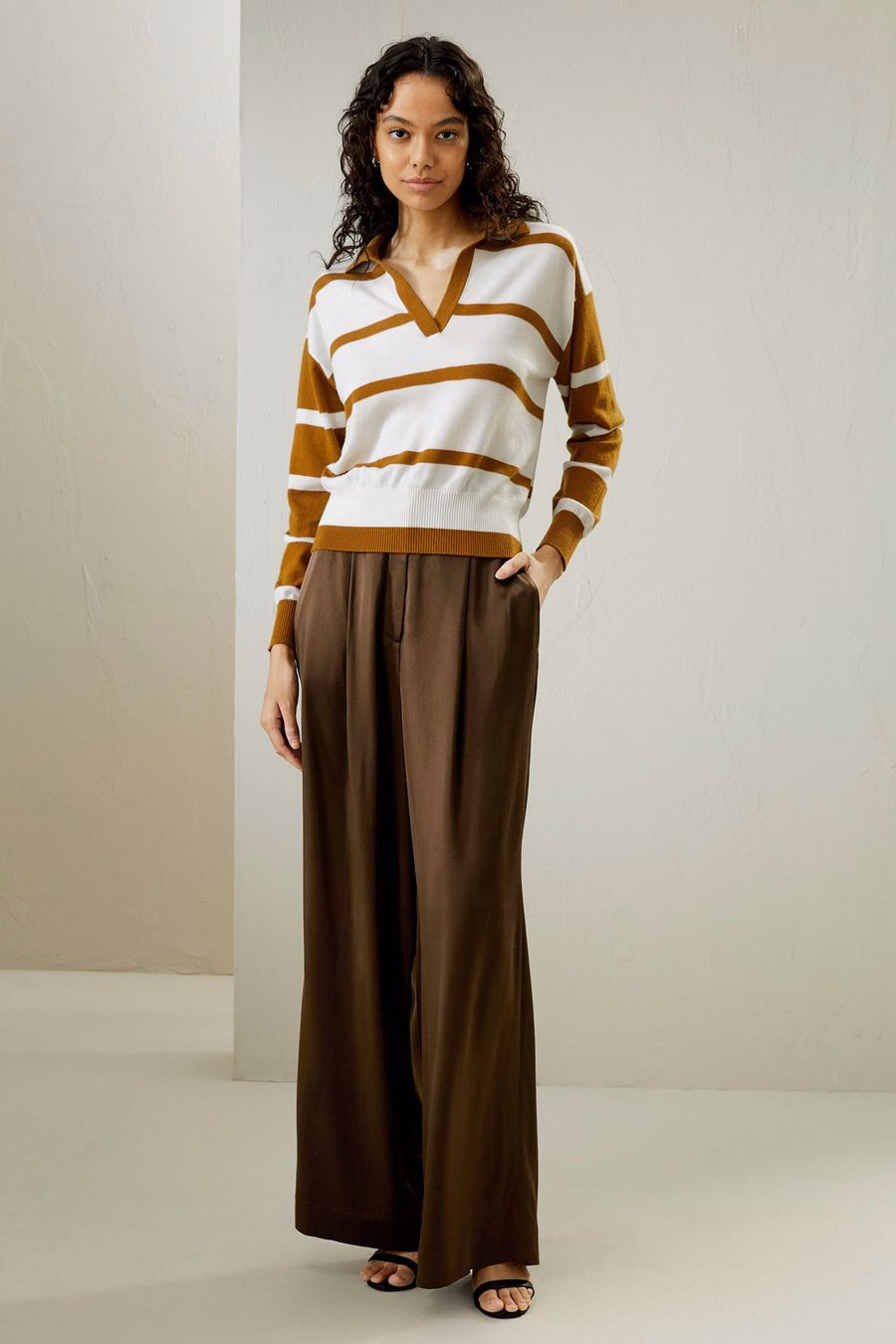 Merino Wol Sweater Polo