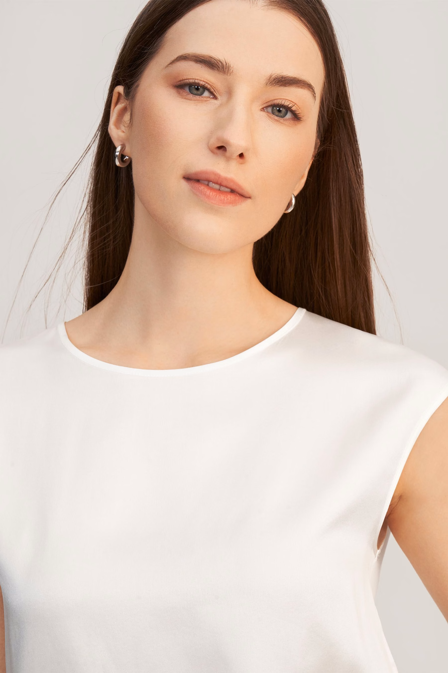 Basis Cap Mouwen Zijde T-shirt