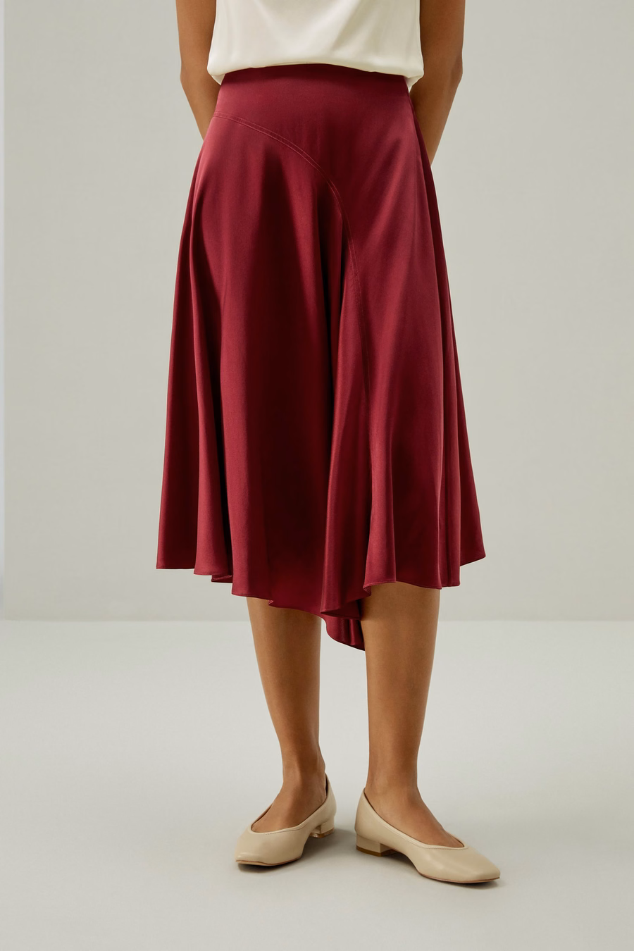 Asymmetrische Zoom Zijde Halve Rok