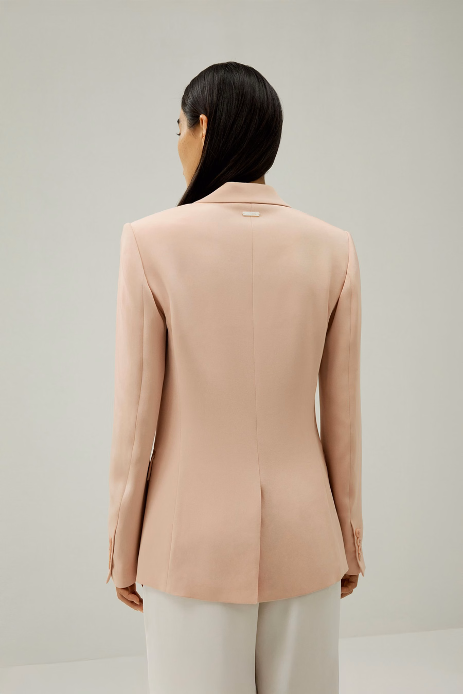 Mahogany Rose Silk Blazer