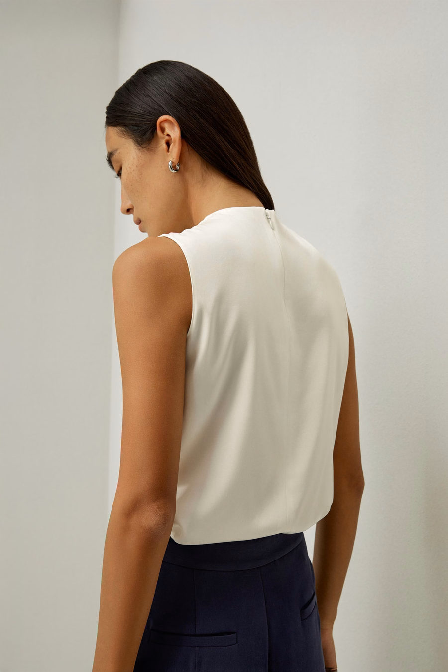Ärmeloze Minimalistische Top